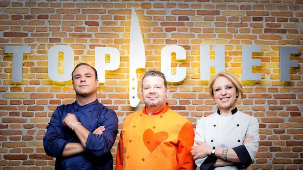Foto portada del proyecto para Top Chef donde se ve a los tres presentadores, entre ellos Chicote